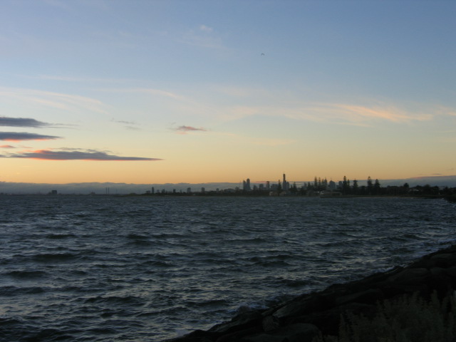 2 may 2006 Sunset above Port Philip Bay