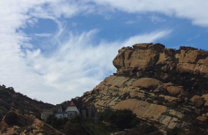 view from Box Canyon Road