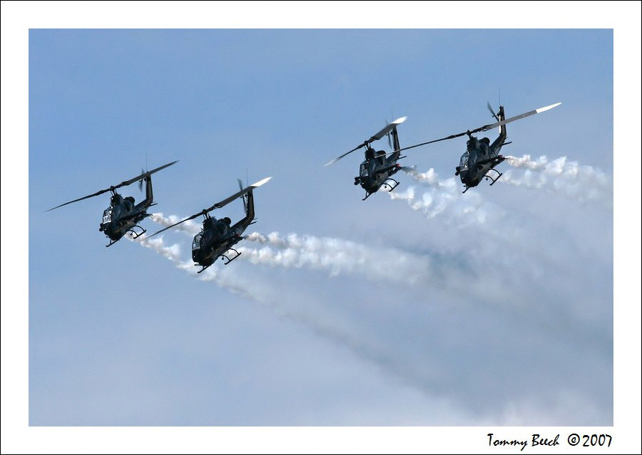 U.S. Army Sky soldiers - Cobra Helicopter Demonstration Team