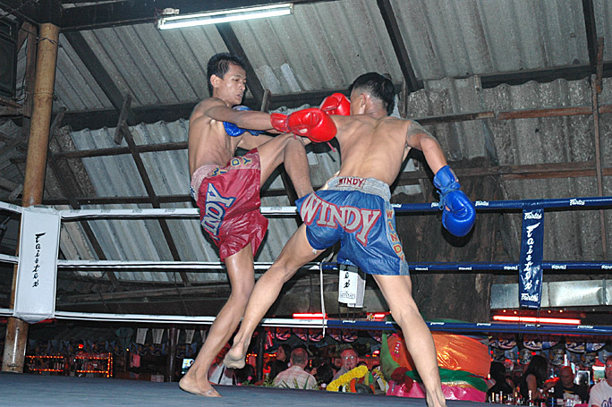These Muay Thai boxing shows aren't the real thing...