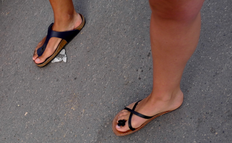 Two right feet