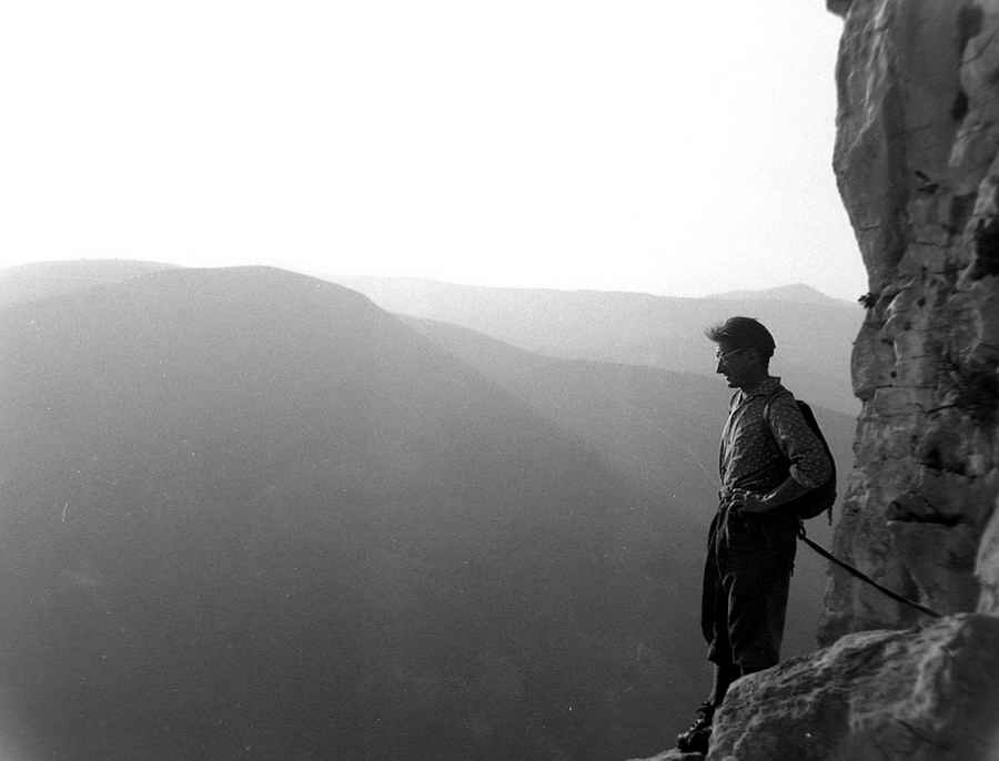 R. Ollivier au Baou de St Jeannet (Alpes Maritimes)