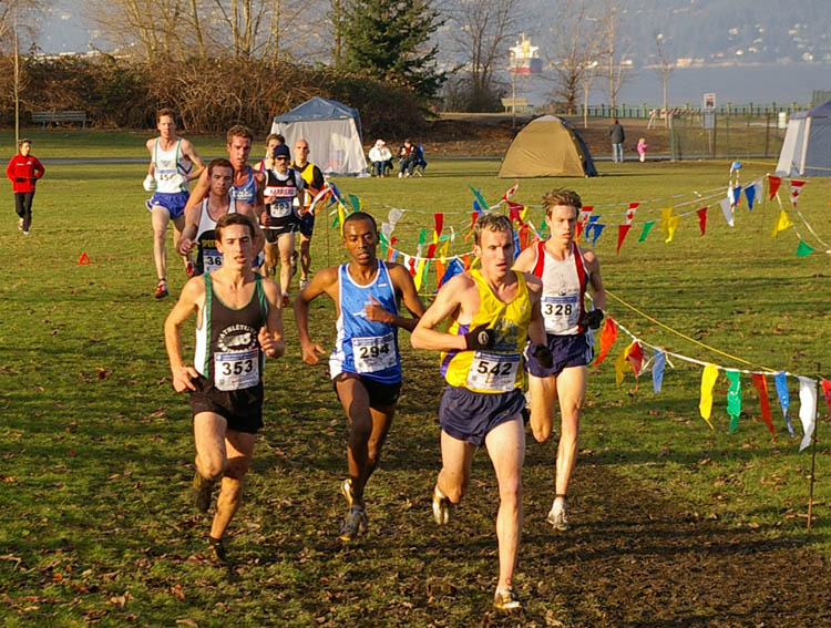 Leaders at start of 3rd lap