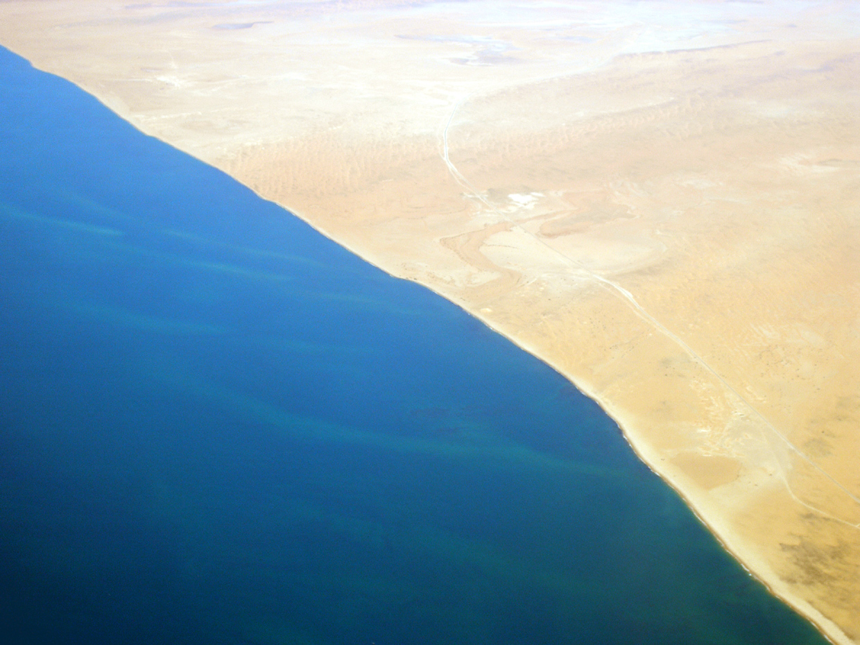 Where ocean and desert meet