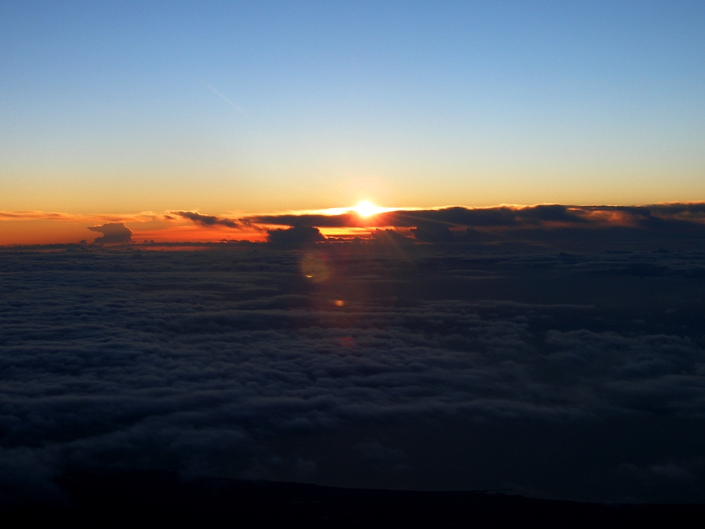 Sunrise and clouds