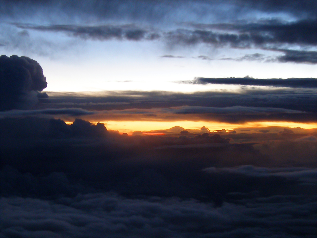 Sunrise above Spain