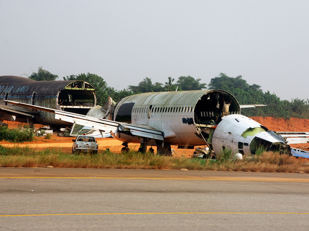 Scrapped aircraft