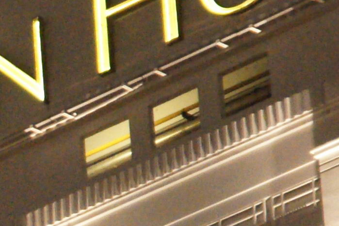 ISO 3200 @ 100% crop