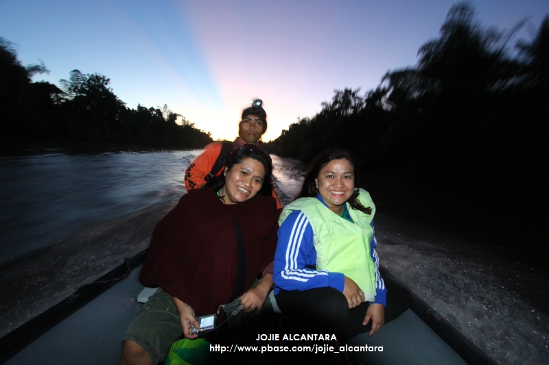 Sunrise with me and Rein in Agusan Marsh