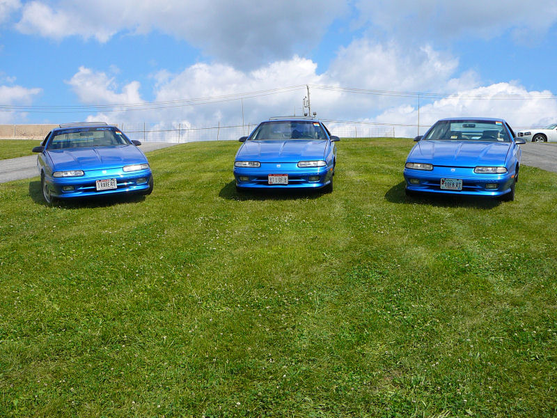L to R: Jacksons (aka Lotsashelbys), Ralphs (aka Blue Iroc RT), Herbs (aka Goose)