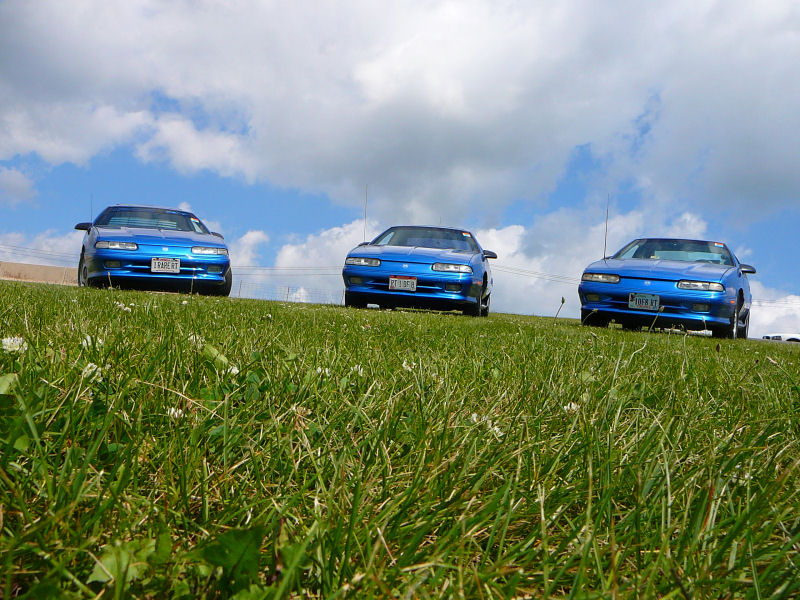 L to R: Jacksons (aka Lotsashelbys), Ralphs (aka Blue Iroc RT), Herbs (aka Goose)