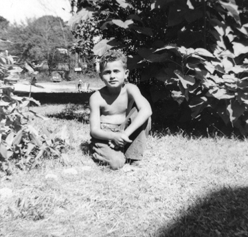 Richard at Pine Bush, New York in 1950