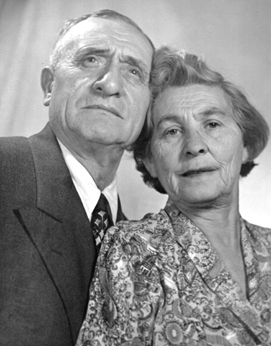 Grandma Anna and grandpa Louis (mother's side)