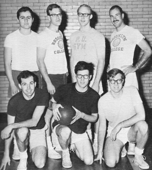 Medical school basketball team (Richard, top left) - Cambridge, MA  - we played in the Boston City League. (1966)