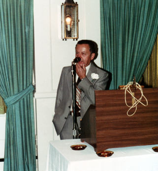 Paul (Richard's father) at his retirement dinner. (1978) Paul was a civil engineer. (2)