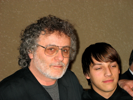 Richard & his little brother Ted  when Ted received a college scholarship from Big Brothers for his art  & media skills (5-06)