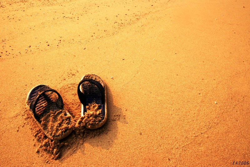 Message in a sandal