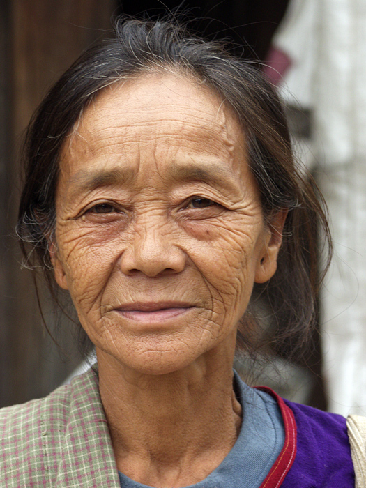 Old Palung woman