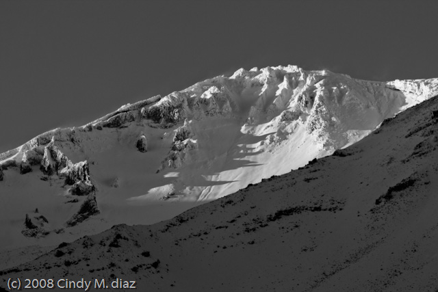 Shasta, Casaval Ridge from Old Ski Bowl