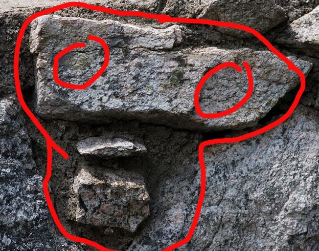 Face 1 outline