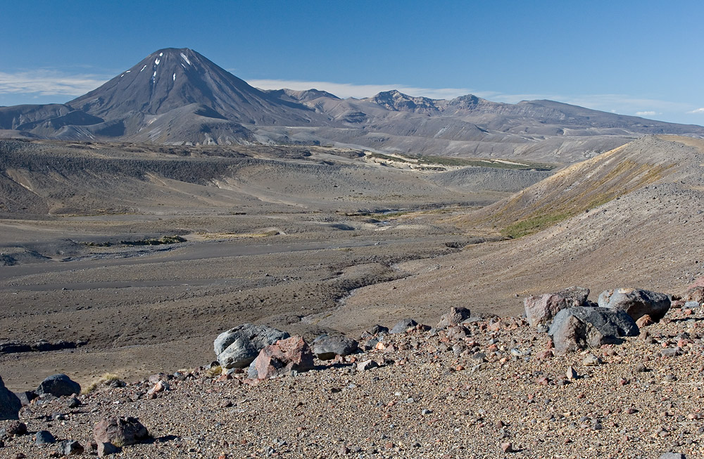 Mt. Ngauruhoe from Rangipo Desert