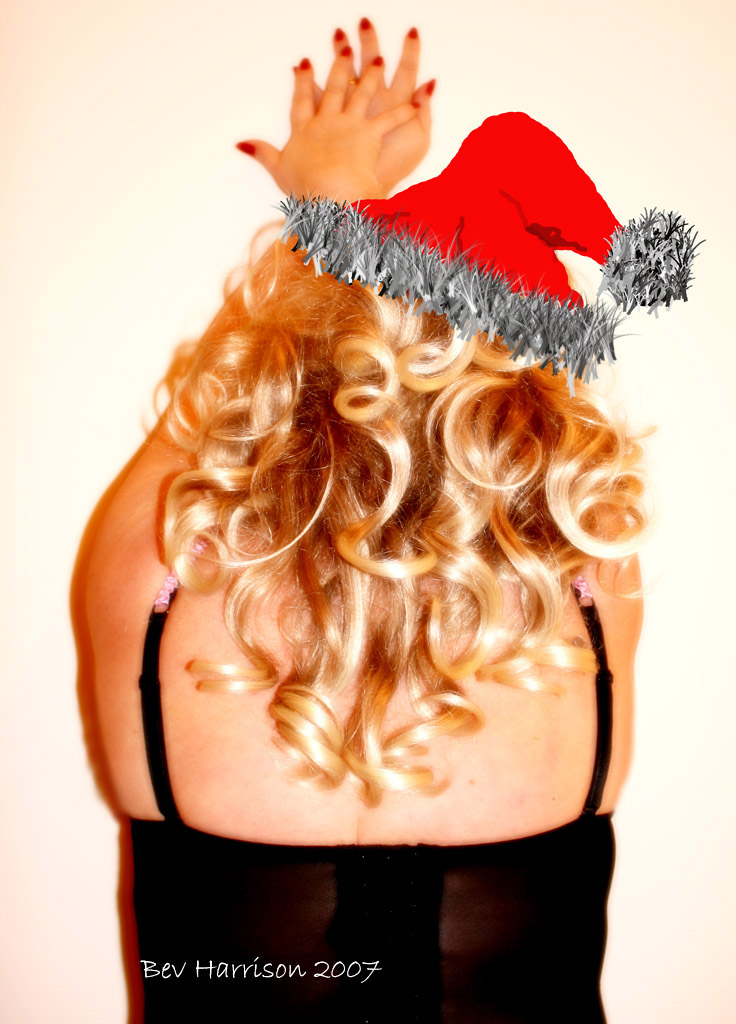 santas baby...and his hat!!