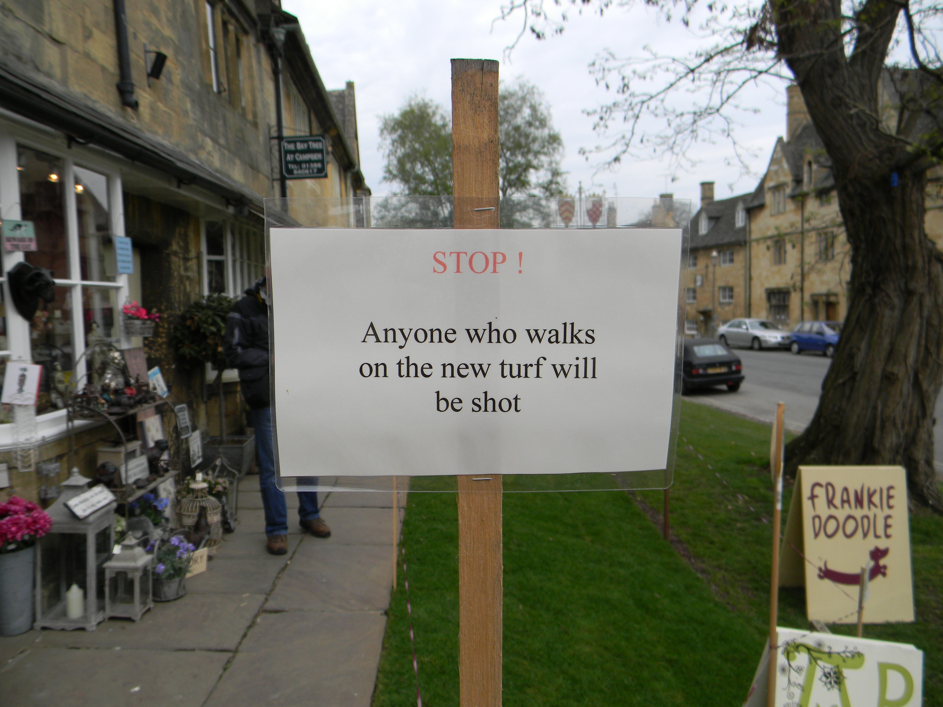 Dont mess with their turf...