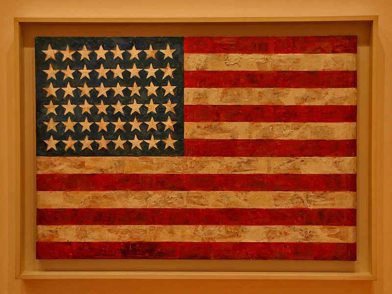 Jasper Johns : Flag - 1954