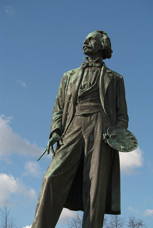 Statue of Josef Mnes, Prague
