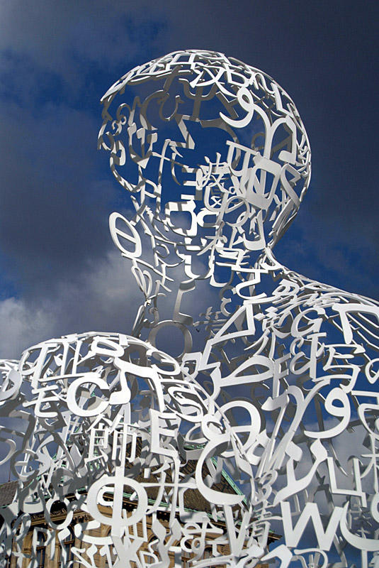 WE - Sculpture by Jaume Plensa Outside Rudolfinum 02