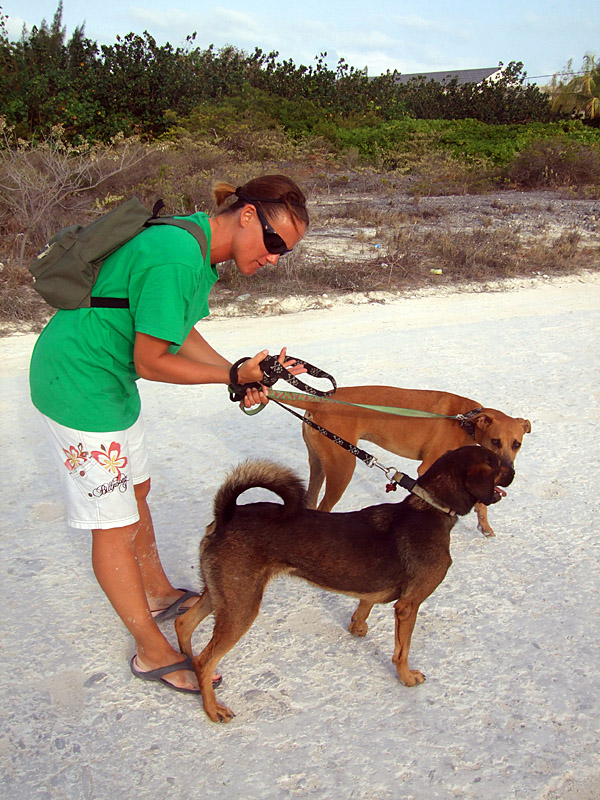 Walking the Dog Grace Bay Beach 09