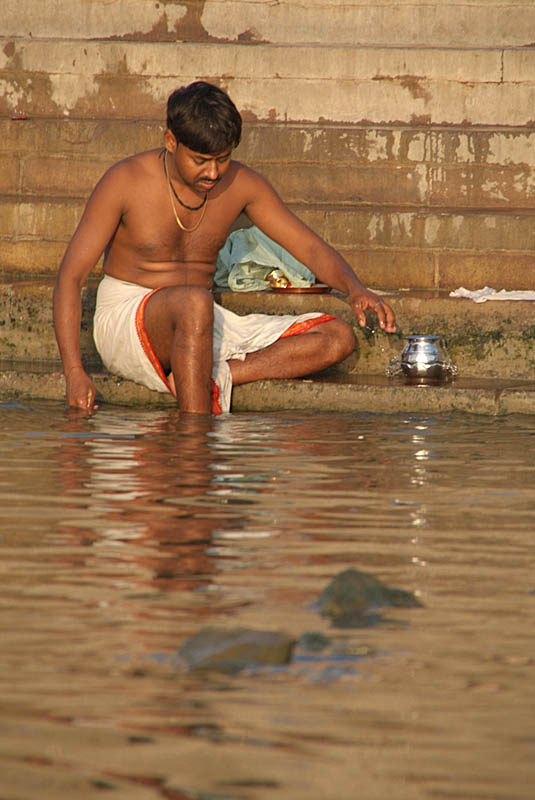 About to Perform Puja