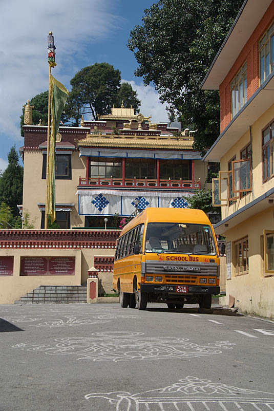 School Bus Kopan Monastery