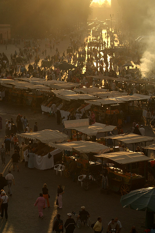 Enter Jemaa el Fna