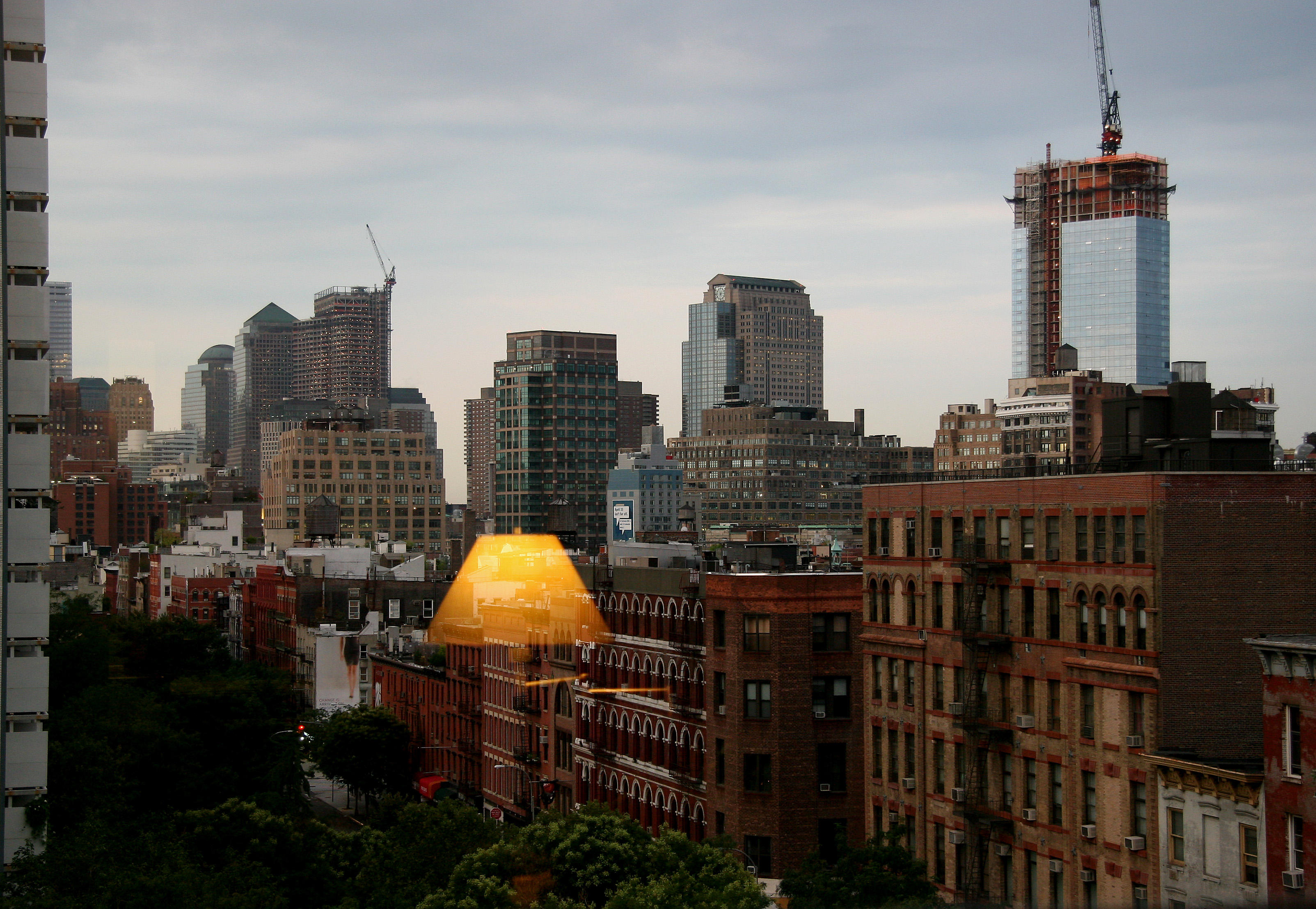 Evening from Living Room Window - Downtown Manhattan
