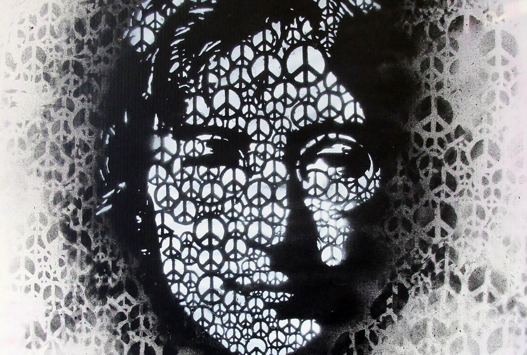 Thinking Peace - Cropped Street Poster