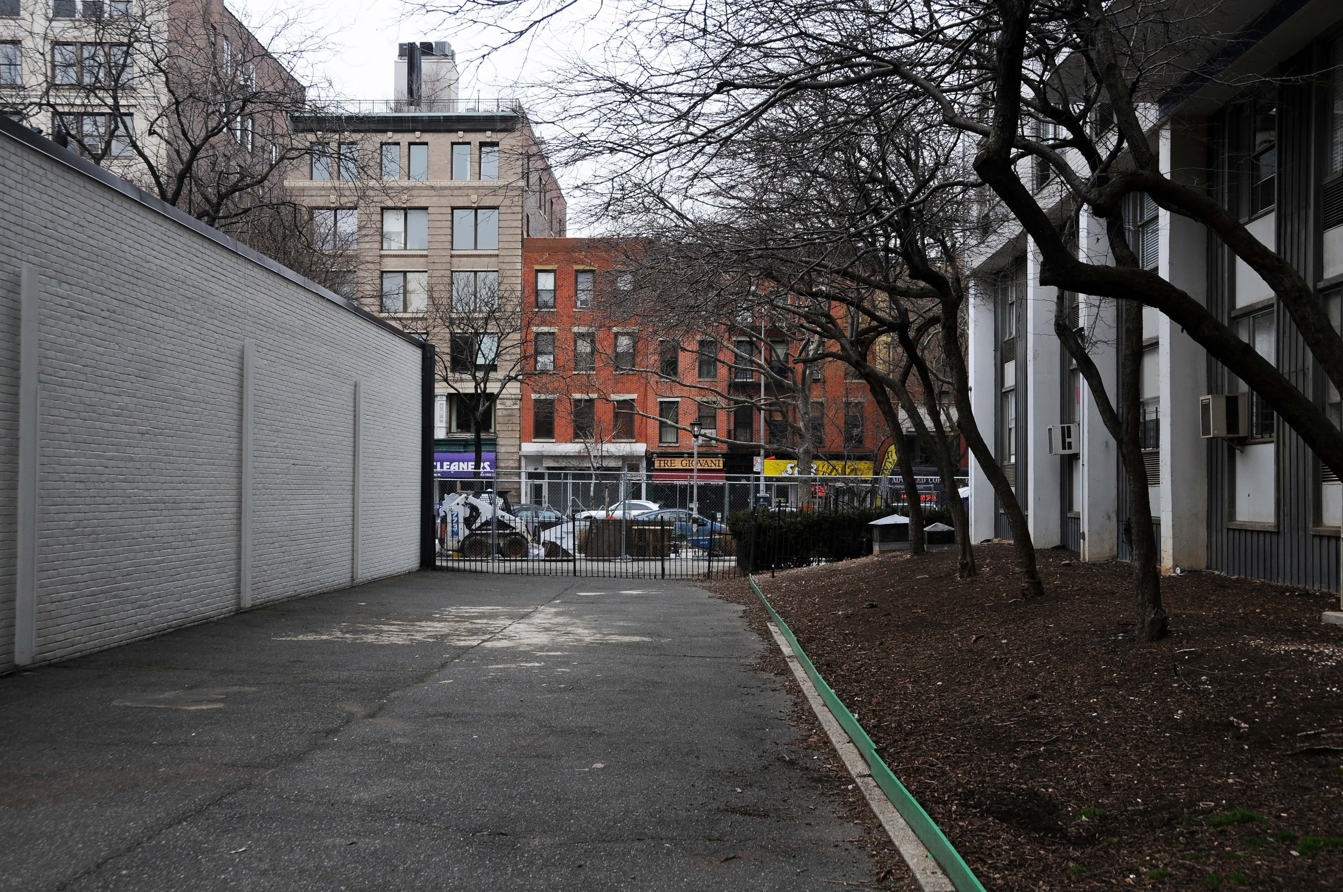 LaGuardia Place North Sasaki Garden Entrance Locked