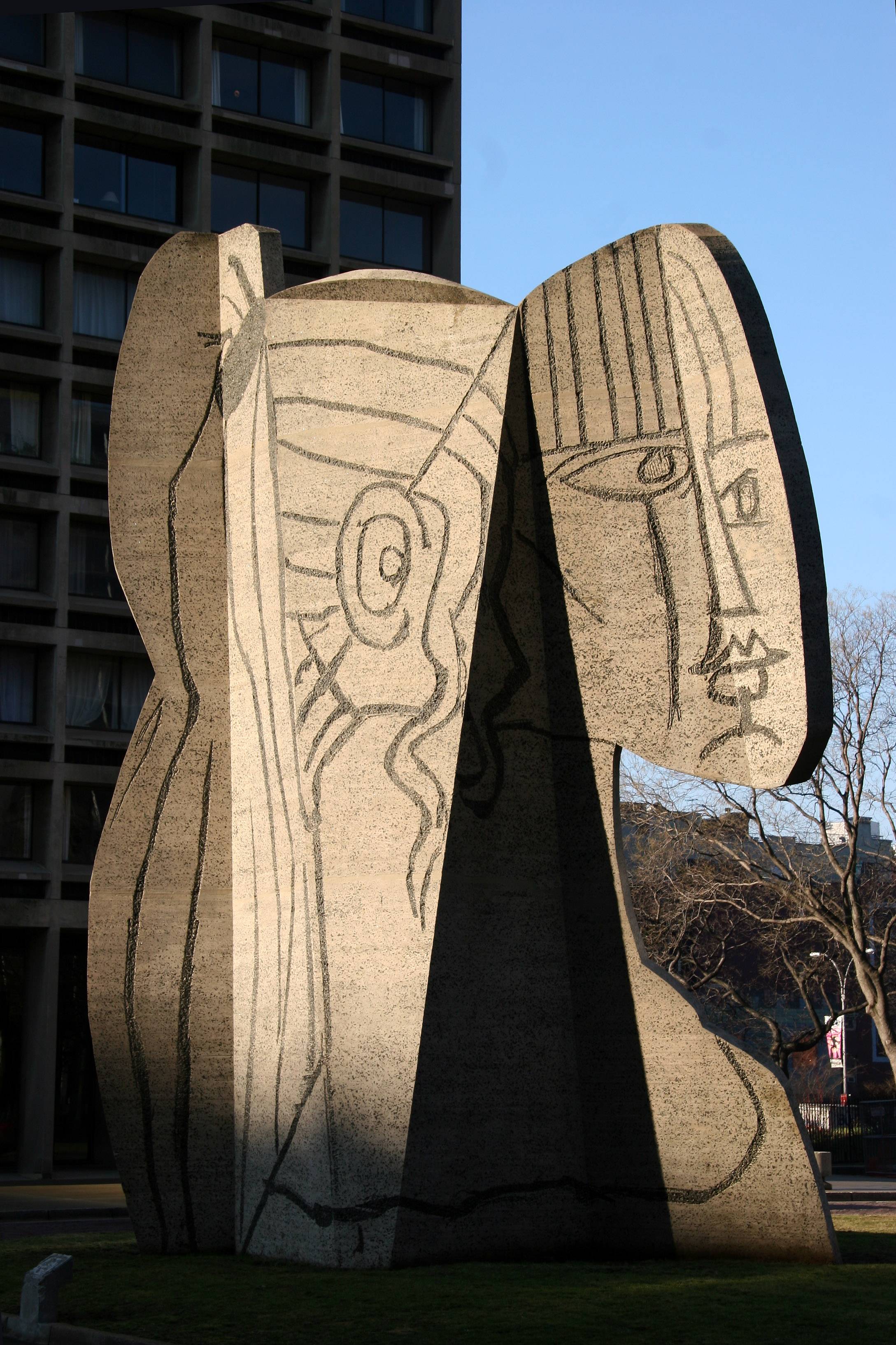 Picasso Sculptured Woman  - NYU Residence Silver Towers