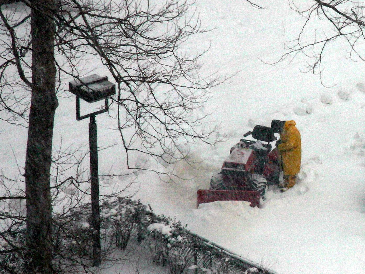 Blizzard of 06  - Bringing Out the Snow Plow