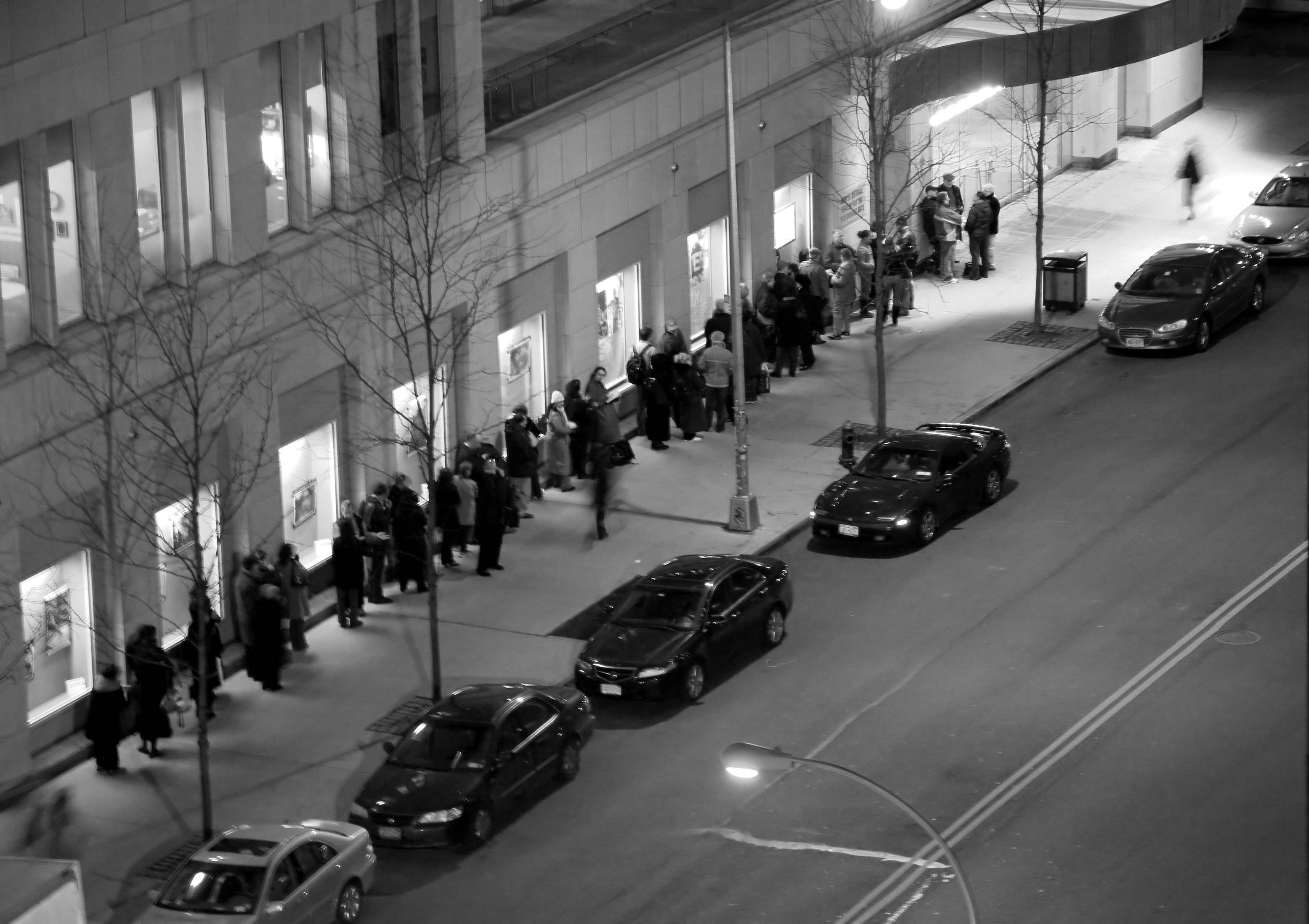 NYU Student Center -  In Line for a Modern Dance Performance