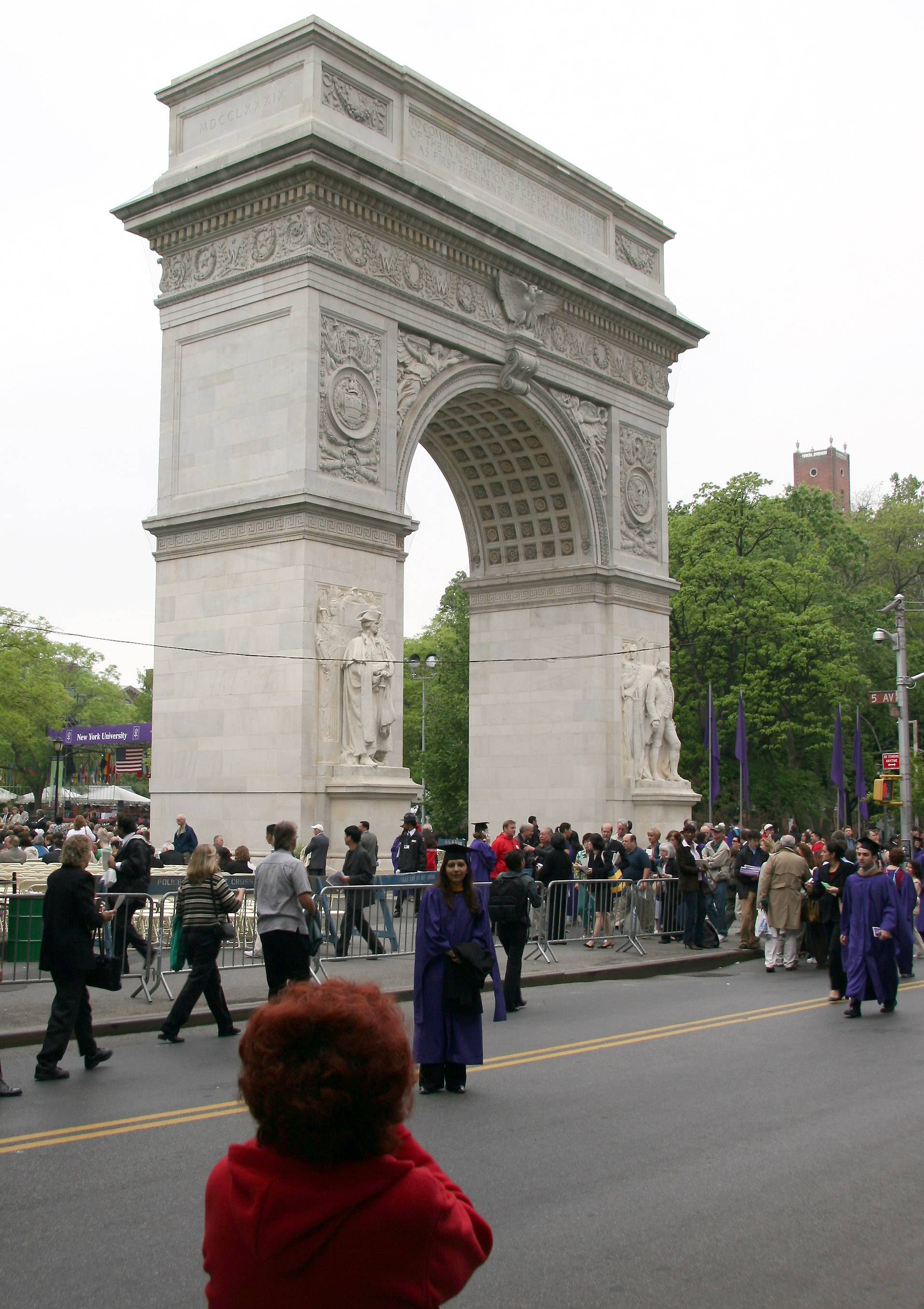 NYU Commencement - Taking a Picture of the Graduate
