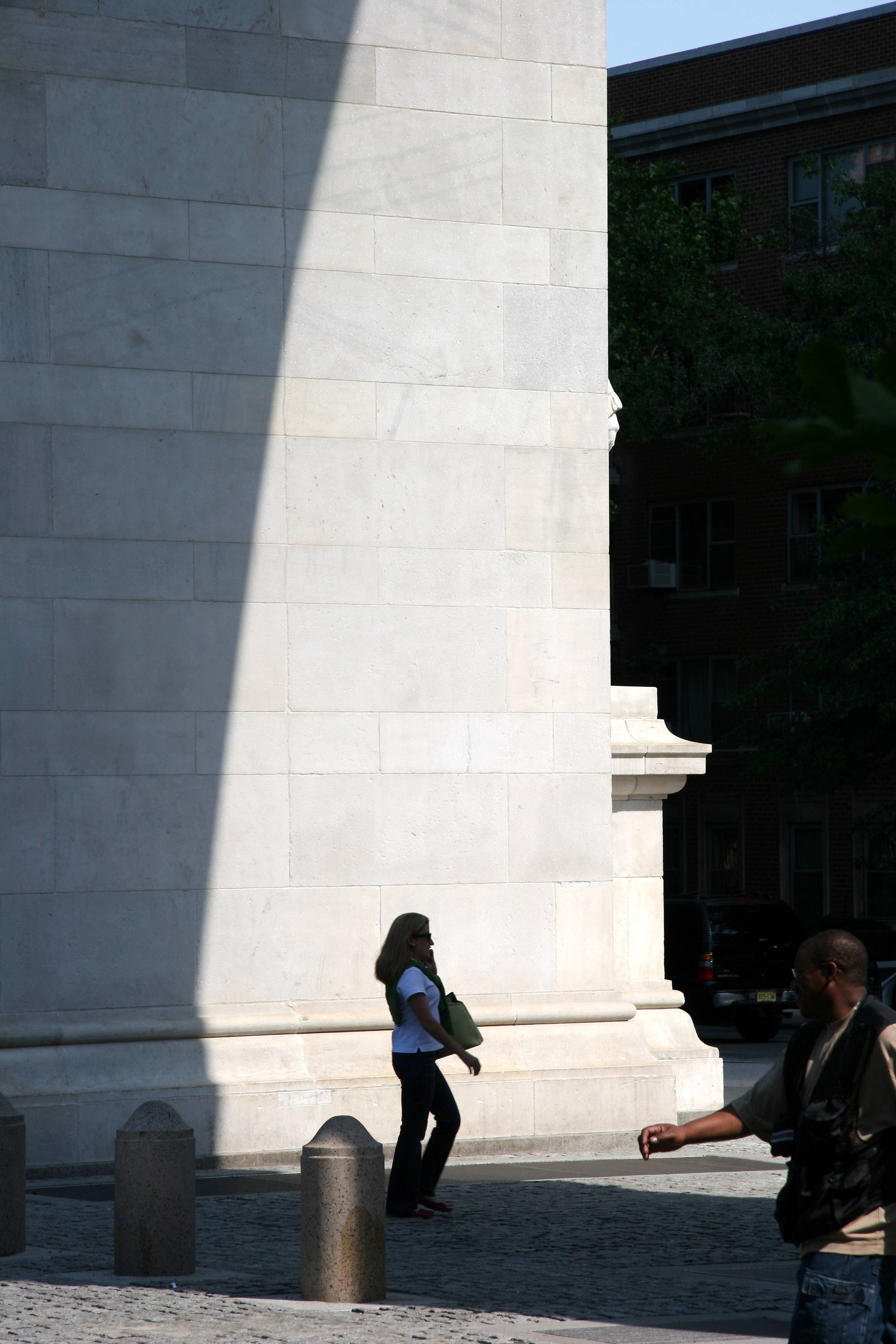 Morning Walk by Washington Square Arch