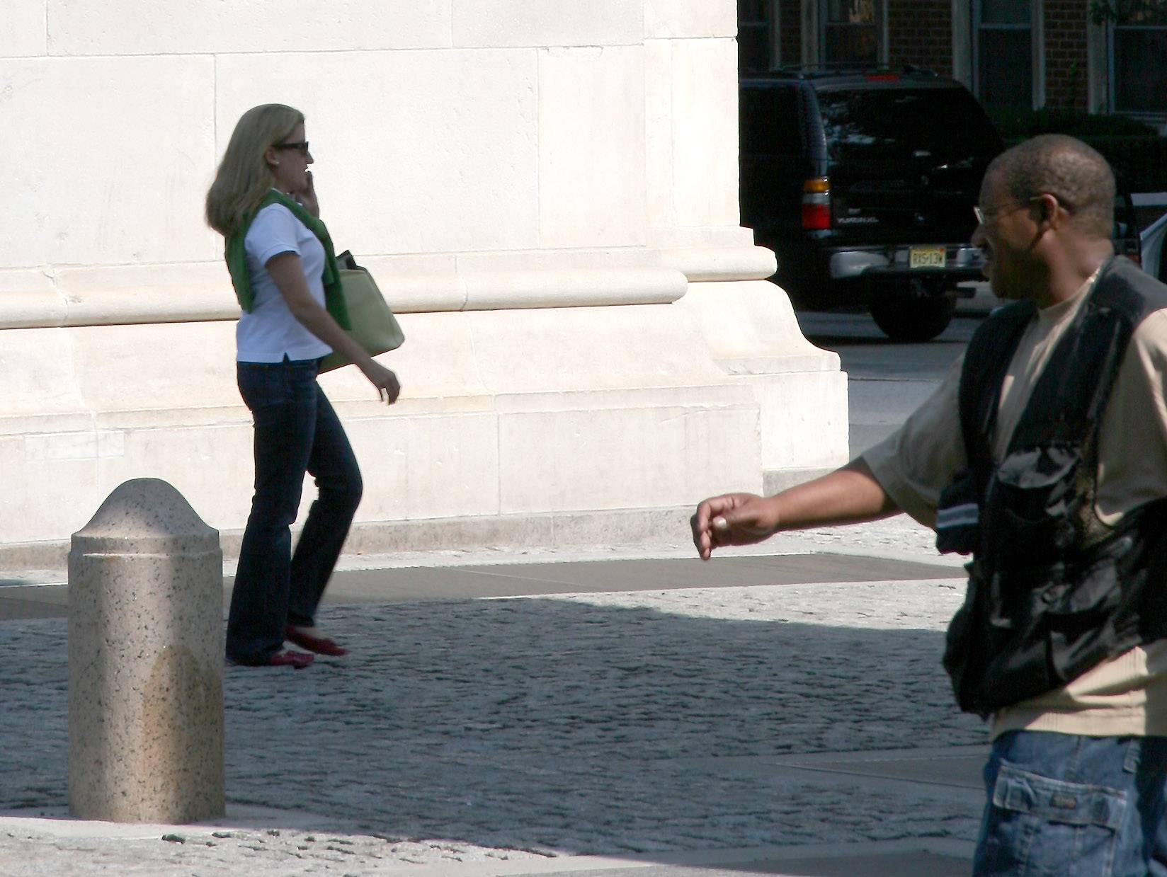 Morning Walk by Washington Square Arch