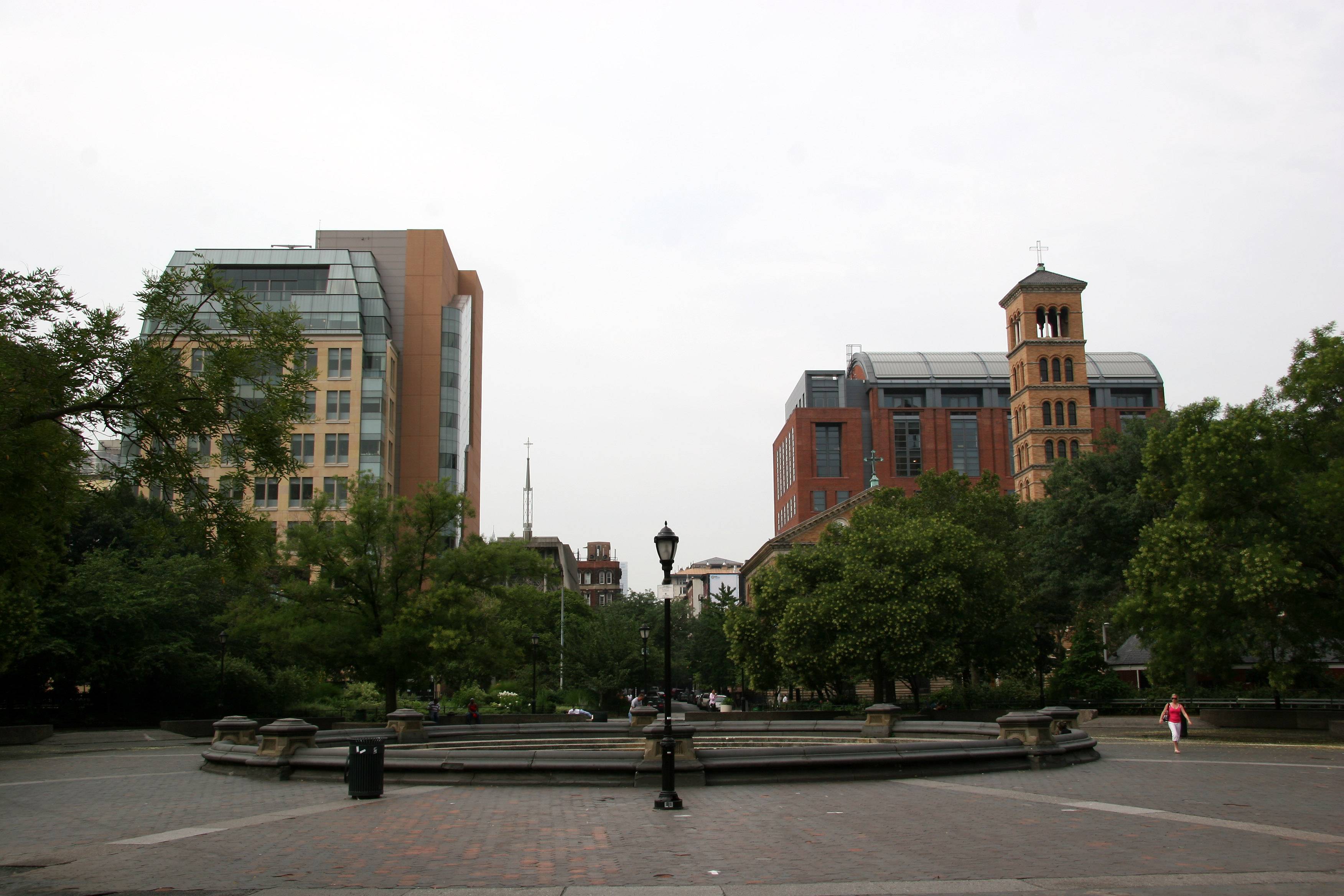 South View - NYU Student Center, Catholic Center, Law School & Judson Church