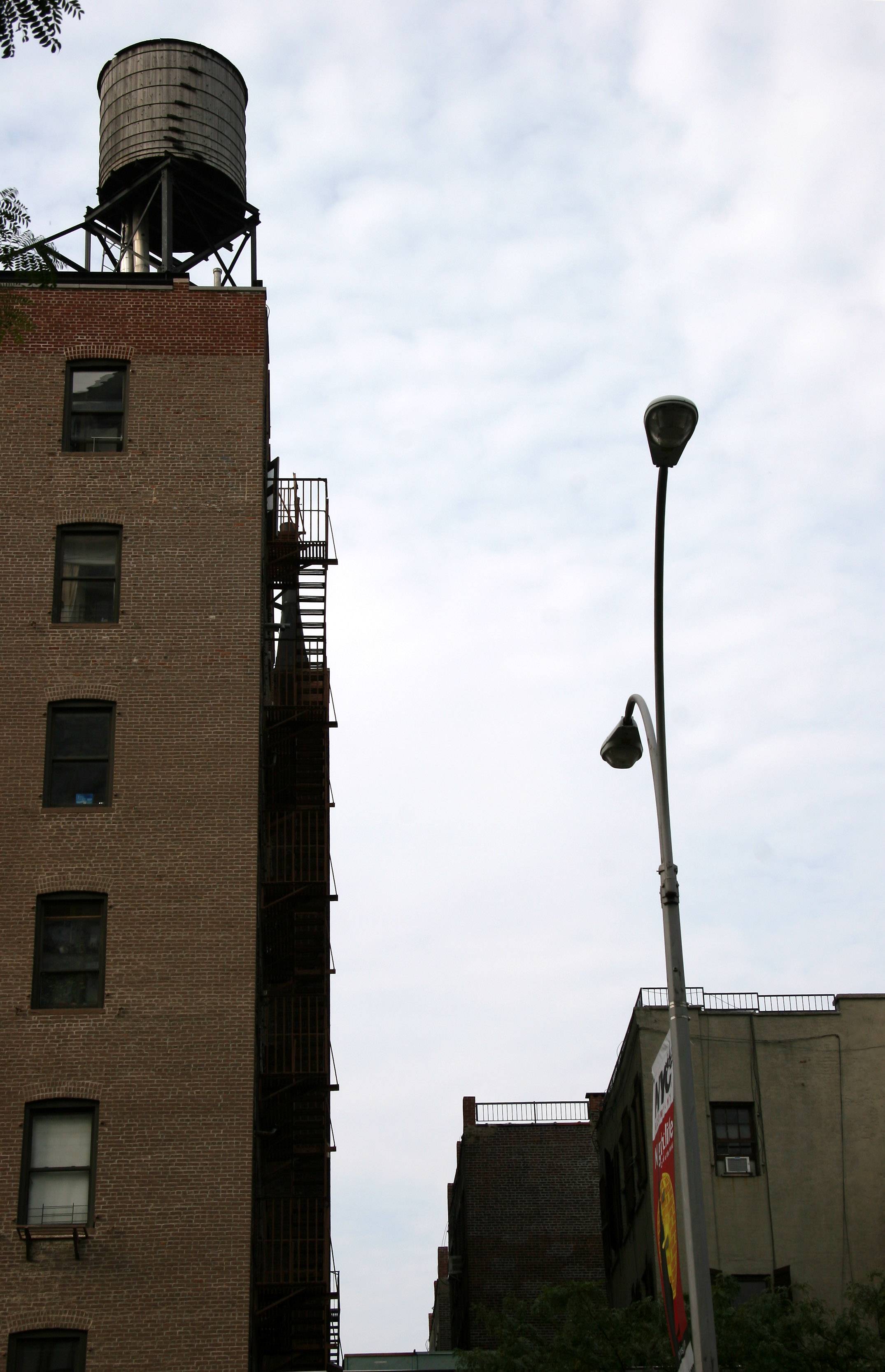 Skyline - Water Tank, Fire Escape & Street Lamps