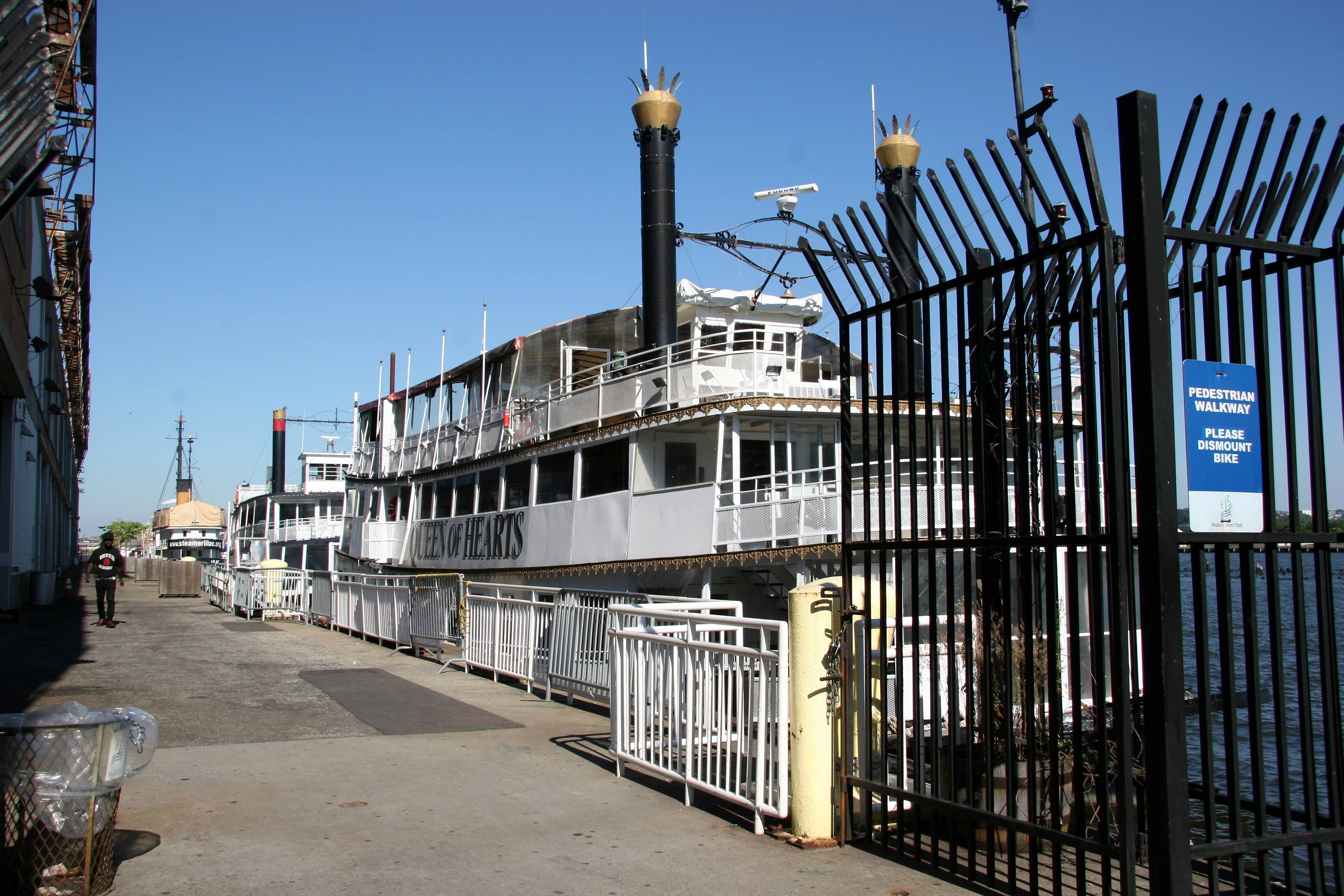 Queen of Hearts River Boat at Pier 40