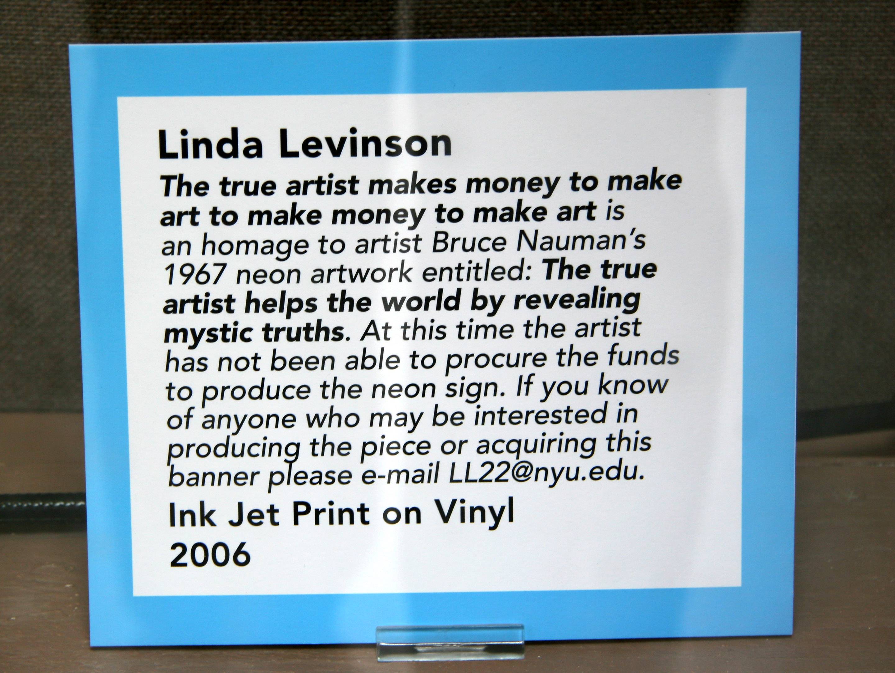 Linda Levinson Marker