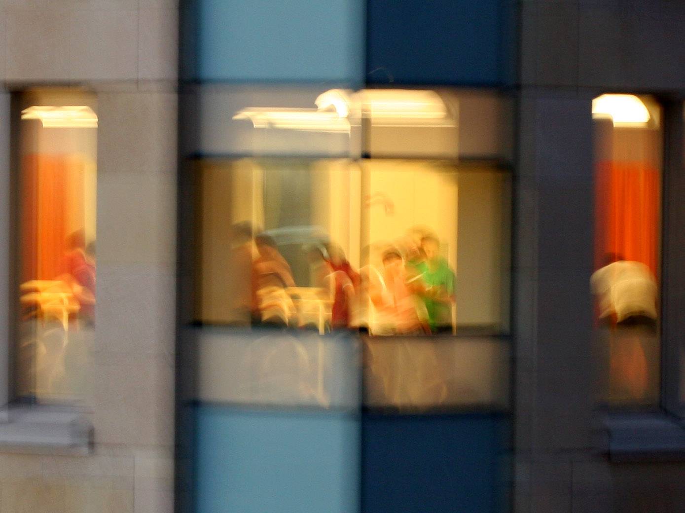 Impressionistic View of a Dance Class at NYU Student Center