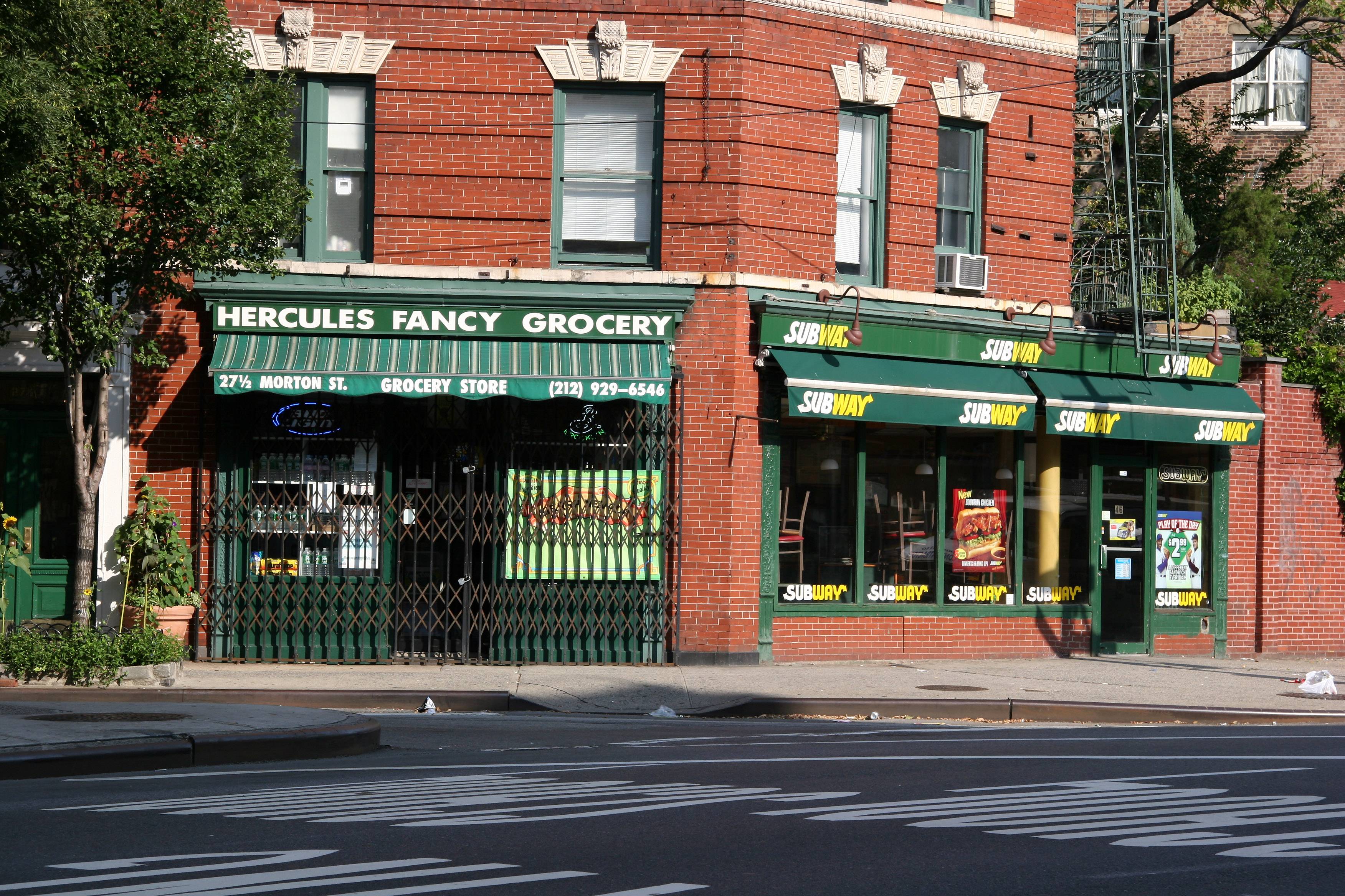Hercules Fancy Grocery & Subways at Morton Street