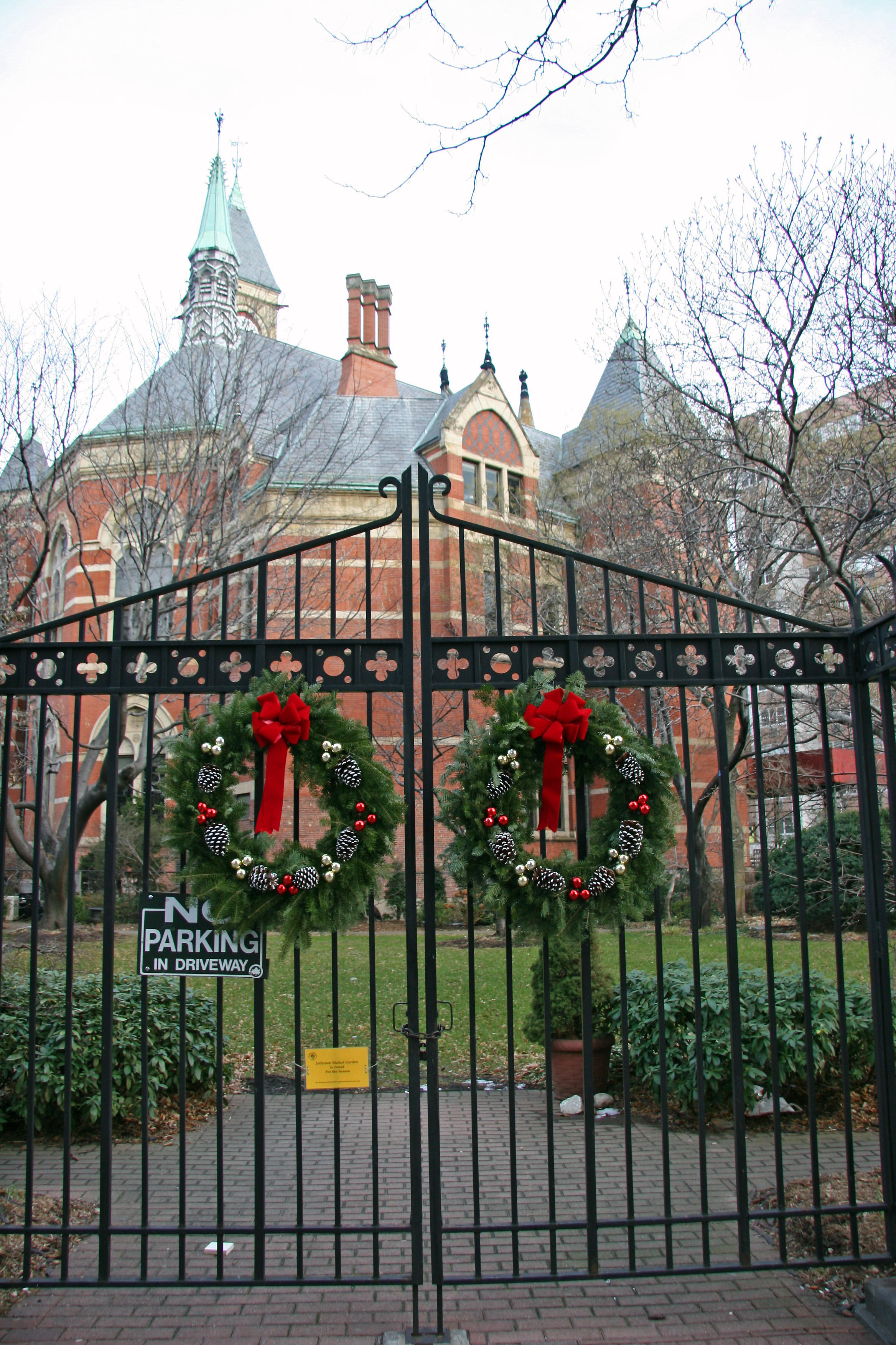 Garden Gate Wreaths & NYC Public Library